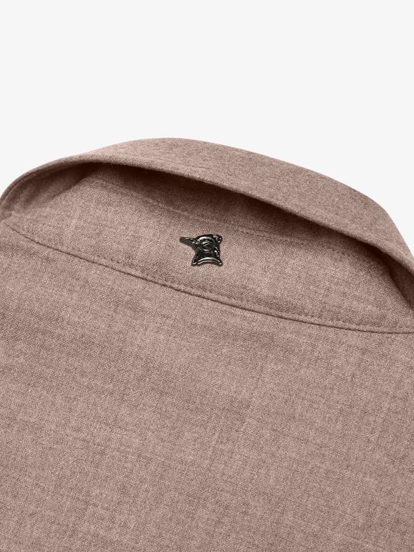 Flanel Strech Zip Overshirt