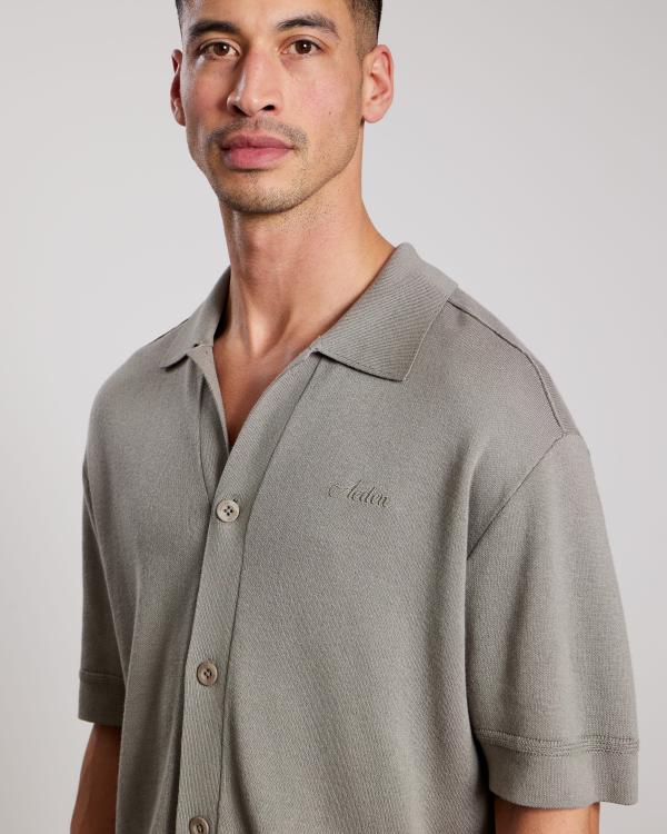 Harper Knit Polo 318 Vetiver