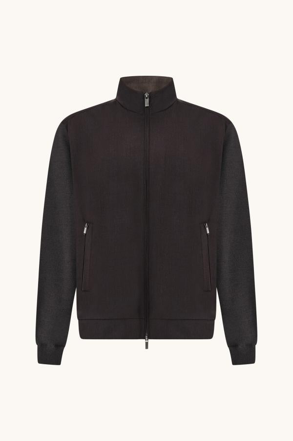 Hybrid Wool Zip